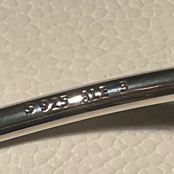 Pandora two tone logo bracelet 14k gold and silver - Picture 6 of 7